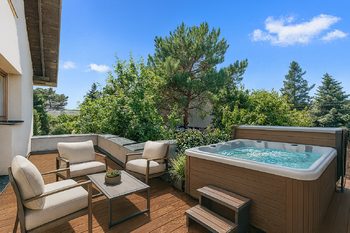 Vizualizace terasy  - Prodej domu 254 m², Zdiby
