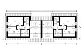 Dvojdomek Hustopeče - Prodej domu 230 m², Hustopeče