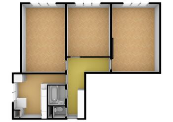 Pronájem bytu 3+1 v osobním vlastnictví 75 m², Tábor