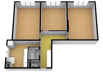Pronájem bytu 3+1 v osobním vlastnictví 75 m², Tábor