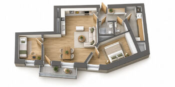 Prodej bytu 3+kk v osobním vlastnictví 80 m², Hořovice