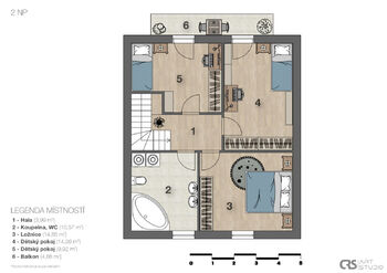 Pronájem domu 107 m², Býkev