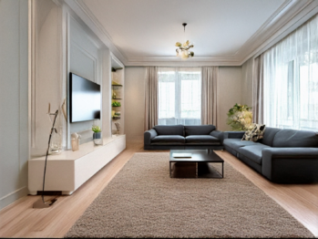 vizualizace obývací pokoj - Prodej domu 90 m², Vršovice