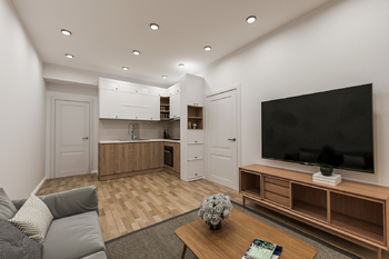 VIZUALIZACE - Prodej bytu 3+kk v osobním vlastnictví 74 m², Praha 3 - Žižkov