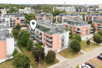 Dron - umístění bytu v domě - Prodej bytu 3+kk v osobním vlastnictví 112 m², Praha 6 - Liboc