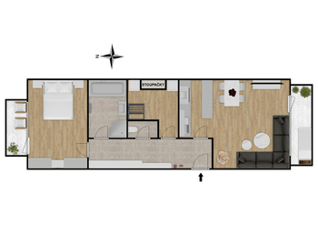 Prodej bytu 2+kk v osobním vlastnictví 77 m², Břeclav