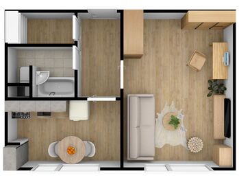 Pronájem bytu 1+1 v družstevním vlastnictví 33 m², Náchod
