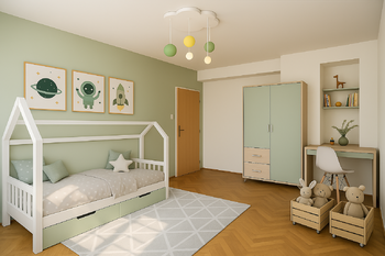 Vizualizace - Prodej bytu 2+1 v osobním vlastnictví 59 m², Břeclav