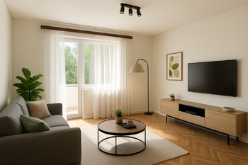 Vizualizace - Prodej bytu 2+1 v osobním vlastnictví 59 m², Břeclav