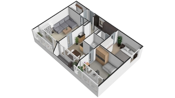 Prodej bytu 3+1 v osobním vlastnictví 61 m², Chomutov