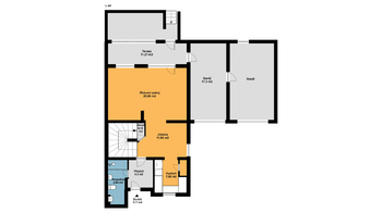1.NP popis - Prodej domu 150 m², Louny