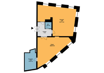 Pronájem bytu 2+kk v osobním vlastnictví 83 m², Praha 1 - Staré Město