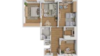 Prodej bytu 4+1 v osobním vlastnictví 108 m², Praha 6 - Bubeneč