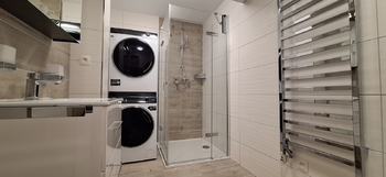 Koupelna s WC - Pronájem bytu 2+kk v osobním vlastnictví 52 m², Bučovice