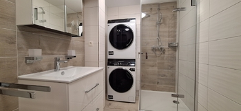 Koupelna s WC - Pronájem bytu 2+kk v osobním vlastnictví 52 m², Bučovice
