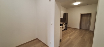 Prostor mezi kuchyní a obývacím pokojem - Pronájem bytu 2+1 v osobním vlastnictví 62 m², Bučovice