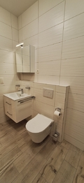Koupelna s WC - Pronájem bytu 2+1 v osobním vlastnictví 62 m², Bučovice