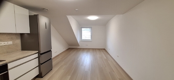Obývací pokoj s kuchyňským koutem  - Pronájem bytu 4+kk v osobním vlastnictví 72 m², Bučovice