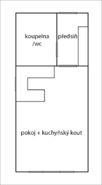 Pronájem bytu 1+kk v osobním vlastnictví 32 m², Modřice