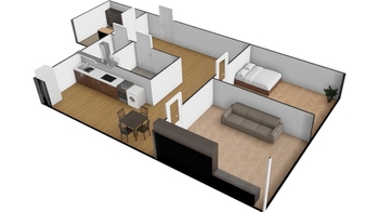 Prodej bytu 2+1 v osobním vlastnictví 58 m², Lovosice