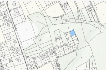 snímek z KN - Prodej pozemku 462 m², Petřvald