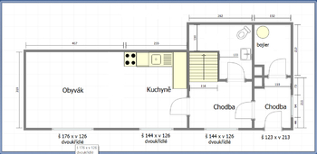 1.NP - Prodej domu 65 m², Březinky