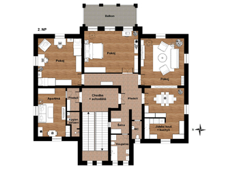 2.NP - Prodej domu 682 m², Žatec