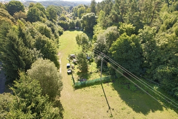 přední část pozemku - Prodej pozemku 7909 m², Všestary