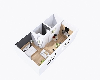 Pronájem bytu 1+kk v osobním vlastnictví 25 m², Zábřeh