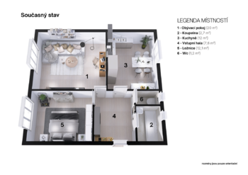 Prodej bytu 2+1 v osobním vlastnictví 60 m², Praha 1 - Nové Město