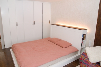 Ložnice - Pronájem bytu 1+1 v osobním vlastnictví 40 m², Brno