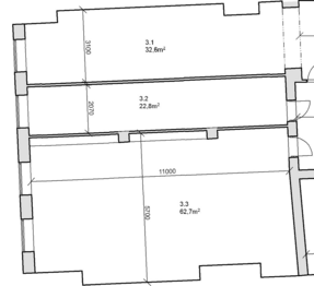 Pronájem kancelářských prostor 63 m², Jihlava