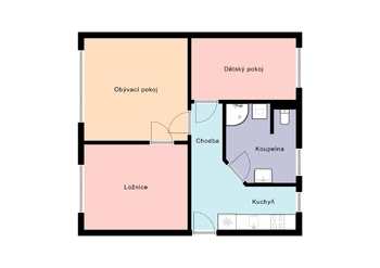 Prodej bytu 3+kk v osobním vlastnictví 62 m², Prachovice