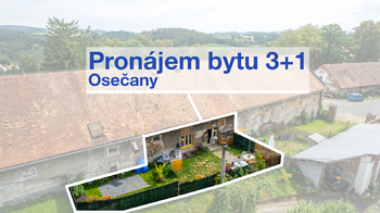 Pronájem bytu 3+1 v osobním vlastnictví 91 m², Osečany