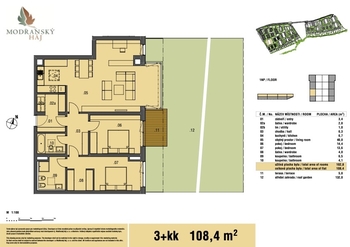 Pronájem bytu 3+kk v osobním vlastnictví 246 m², Praha 4 - Modřany