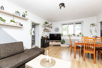 Obývací pokoj - Pronájem bytu 2+1 v osobním vlastnictví 56 m², Roudnice nad Labem