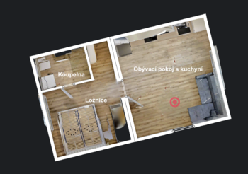 Pronájem bytu 1+1 v osobním vlastnictví 40 m², Syrovice