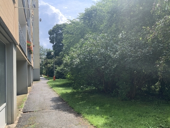 před domem - Pronájem bytu 2+kk v osobním vlastnictví 42 m², Rakovník