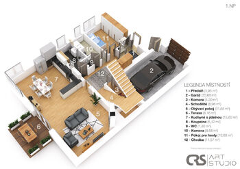 Pronájem domu 160 m², Velké Přílepy