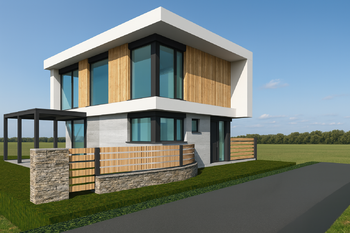Vizualizace - Prodej domu 97 m², Břeclav 