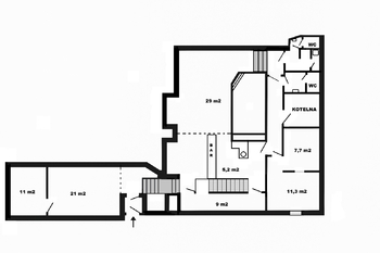 Pronájem obchodních prostor 140 m², Mladá Boleslav
