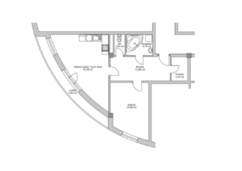 Prodej bytu 2+kk v osobním vlastnictví 69 m², Nymburk