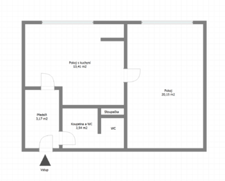 Prodej bytu 2+kk v osobním vlastnictví 40 m², Brno