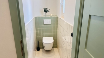 WC - Pronájem bytu 1+kk v osobním vlastnictví 42 m², Praha 7 - Holešovice