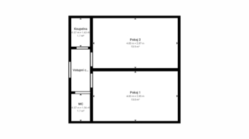 Pronájem bytu - pokoje v osobním vlastnictví 24 m², Brno