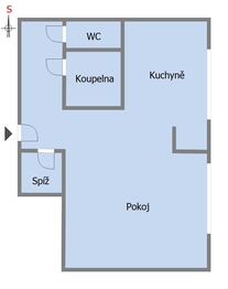 Prodej bytu 1+kk v osobním vlastnictví 35 m², Sedlčany