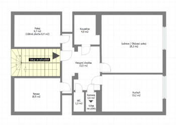 Prodej bytu 1+1 v osobním vlastnictví 110 m², Brno