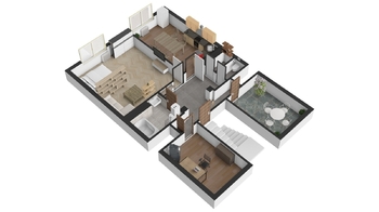 Prodej bytu 1+1 v osobním vlastnictví 110 m², Brno