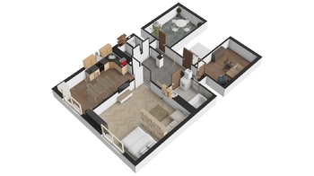 Prodej bytu 1+1 v osobním vlastnictví 110 m², Brno