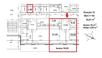 Pronájem bytu 2+kk v osobním vlastnictví 72 m², Plzeň
